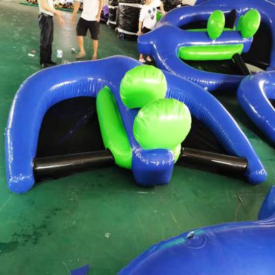 China Women OEM/ODM PVC0.9mm Mm Mantaray Ray Inflatable Low Price Water Bat Tow Tube Inflatable Surf Equipped Banana Boat for sale