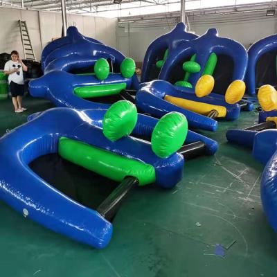 China Women Water Toys Inflatable Sea Boat Banana Flying Fish Floater Entertainment Equipment Surfing Kayaking Recreation Equipment for sale