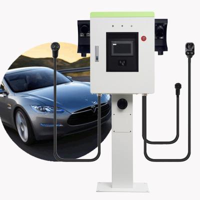 China GB/T 30kw Battery Charging Station Electric Vehicle Charger New Energy Wall Mounted Direct Charging Fast Charging for sale