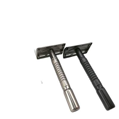 China Twin Blade Clean Brand Classic Double Edge Razor Blade Metal Handle Shaving Safety Razor For Man for sale