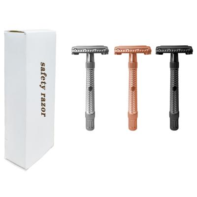 China Classic Men's Razors Pearl Safety Razor Blade Adjustable Twin Flexi Double Edge Adjustable for sale