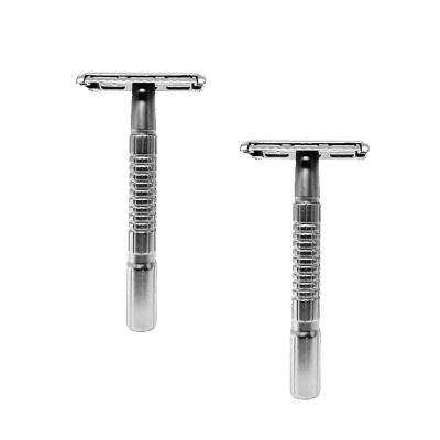 China Personal Care Women System Razor Double Blade Handle Shaving Zinc Alloy Safety Razor for sale