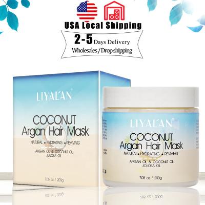 China Hair-Repair From USA Hair-Repair In Stock Private Label Moisturizing Conditioner Coconut Keratin Argan Oil Hair Mask For Mild Organic Hair Repair for sale