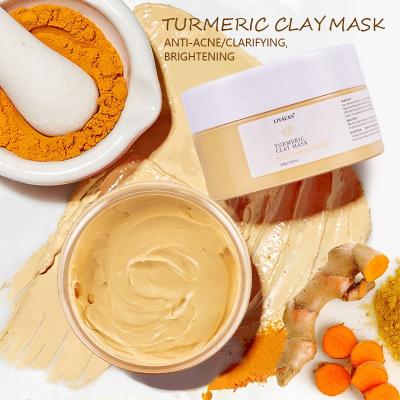 China Moisturizer 120G Moisturizing Facial Maskss Face Cleansing Skin Care Beauty Cream Whitening Face Clay Mask Ginger Mud Natural Organic Turmeric Vitamin C for sale