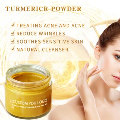 China Flaw Clearing Blemish Clearing Hot Selling Turmeric Honey Facial Mask Amazon Face Facial Mask For Anti-inflammatory Acne for sale