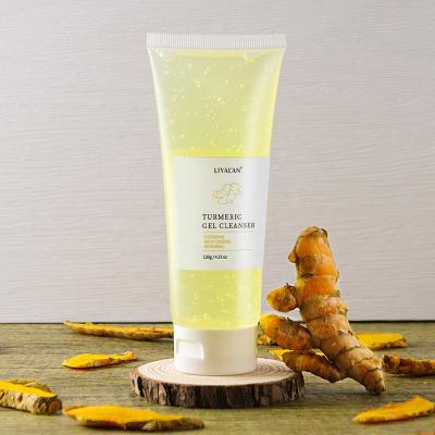 China Acne Treatment New Product Private Label Acne Treatment Clean And Clear Foam Face Wash Oil Control Exfoliating Organic Herbal Turmeric Facial Cleanser Gel for sale