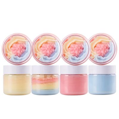 China Wholesale Private Label Moisturizer Moisturizer Dry Skin Moisturizing Body Butter Colored Organic Ice Cream Whipped Cream for sale