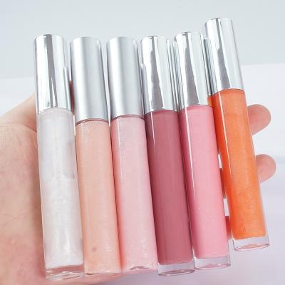 China Supplier Logo High Quality Organic Lip Plumper Shimmer Lip Plumper Lip Gloss Waterproof Pigmentedl Custom Lip Gloss for sale