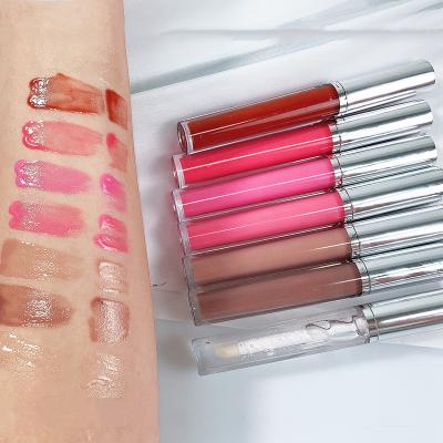 China LIYALAN Private Label Makeup Matte Liquid Lipstick Custom Vegan Lip Gloss Waterproof Nude Lip Gloss Sets for sale