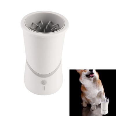 China Customized Customized Rechargeable Semi-automatic USB Portable Pet Paw Wash Cup Dog Paw Wash Cup Feet Remover Dog Paw Wash Machine for sale