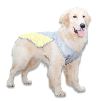 China Breathable Reflective Summer Ice Vest Outdoor Sport Prevent Heat Stroke Pet Vest Cooling Harness For Small Large Dogs Media for sale