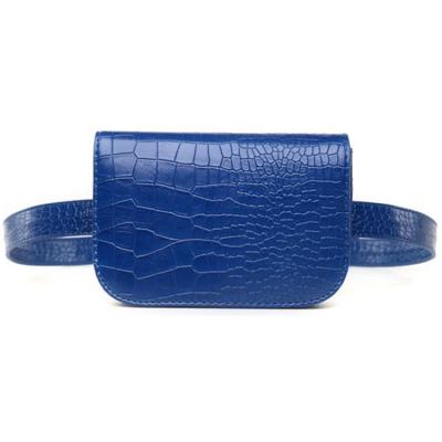 China Water Proof Girls Loung Bag Alligator Waist Bag Fashion PU Belt Bag Pussy Pack for sale