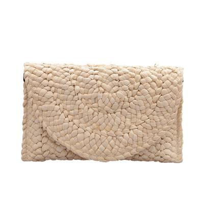 China Fashion New Fashion Woman Woven Straw Handbag Clutch Envelope Bag for sale