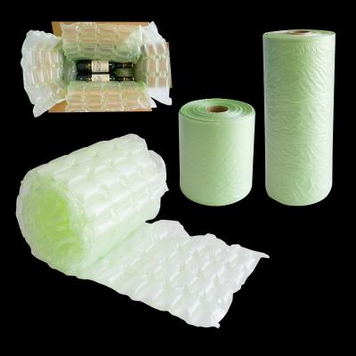 China Compostable Bubble Film Immediate Shipping Void Filling Film Bags Pillow Air Cushion Bubble Packaging Film for sale