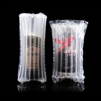 China PE High Technology Protective Packing Inflatable Bubble Film Bags Air Column Bag Wine for sale