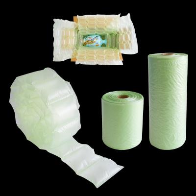 China Compostable Bubble Film Long Service Life Zero Filling Film Bags Pillow Cushion Air Bubble Packaging Packaging for sale