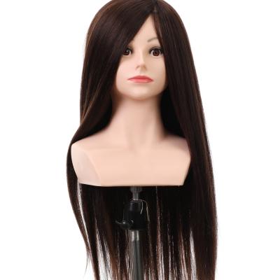 China HAIR DYE professional salon tools cheap hair mannequin head with shoulder for sale