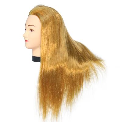 China Cheapest Silky Straight Wave Synthetic Hair Mannequin Just For Clipping for sale