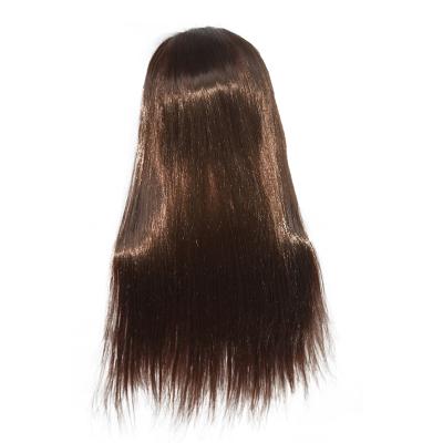 China Beauty School Wave Hair Silky Straight Cheap Synthetic Hair Girl Dummy Training Mannequin Heads With Hair On Sale for sale