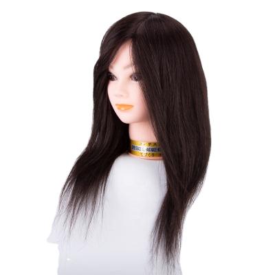 China Female Hair Head 16inch 100% Natural Beautiful Face For Hair Salone for sale