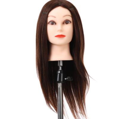 China Hair Braiding Hair From China Manufacturer 20inch Real Mixed With Animal Hair Mannequin Head for sale