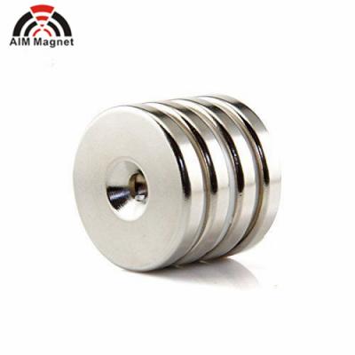 China Industrial Magnet Disc Milled 32 Neodymium Magnets for sale