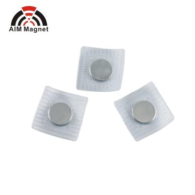 China Industrial Neodymium Magnet N52 Magnetic Price With PVC Magnet Used For Clothes for sale