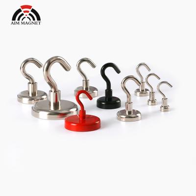 China Industrial Super Strong Neodymium Magnet N52 Colorful Hook Magnets for sale