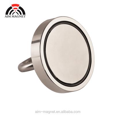 China Industrial Magnet Super High Pull Force Fishing Magnet Hook Neodymium Magnet Factory for sale