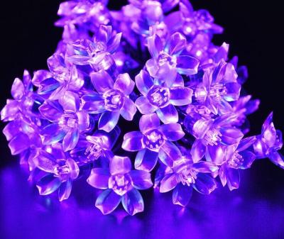 China For Indoor and Outdoor Led String Light / Led Flower Cherry Blossom String Light /Cherry Flower Covers String Lights for sale