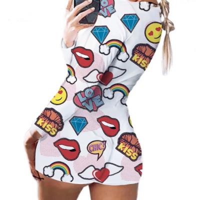 China Wholesale QUICK DRY customized printed long sleeve adult wear pajamas sleepwear for sale