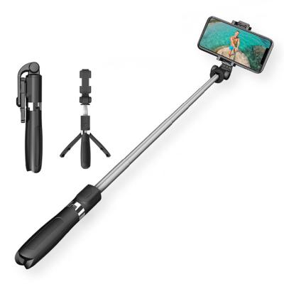 China Selfie Desktop Stand Video Shooting YEAH Wireless Handheld Small Extendable Selfie Stick Tripod with Remote Control Shutter for Smartphone for sale