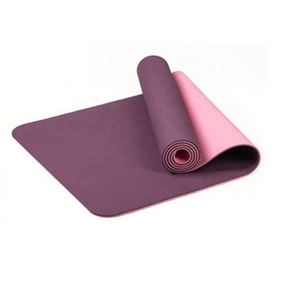 China Wholesale Natural Yoga Mat Eco Friendly Non-slip 6mm Private Label Tape Yoga Mat With Custom Logo for sale