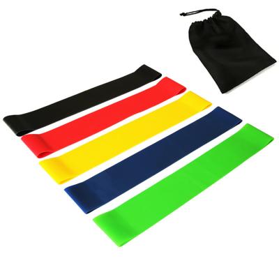 China 5pcs Eco-friendly Resistance Band Workout Gym Elastic Resistance Loop Bands Set Fitness Use for sale