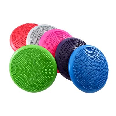 China Eco-friendly Yoga Balance Stability Workout Inflatable Massage Balance Cushion Disc for sale