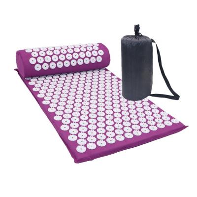 China Non-slip Massage Acupressure Yoga Mat Coconut Acupressure Mat And Pillow Eco-Friendly Set for sale