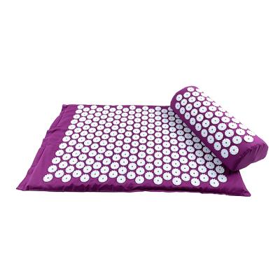 China Acupressure Mat And Pillow Set Printing Logo ABS Non-slip Acupressure Mat Gots Cotton for sale