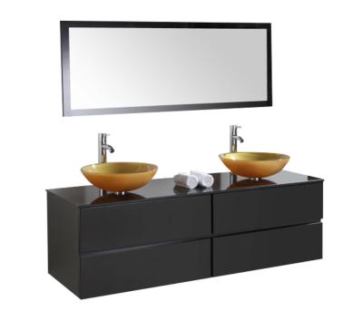 China 2019 Wholesale Modern China PVC Bathroom Vanity Cabinet For Sale for sale