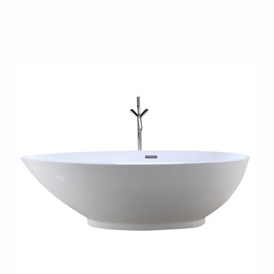 China Large Surface Bowl Shape Solid Freestanding Straight Sliding Round Bath For Adults for sale