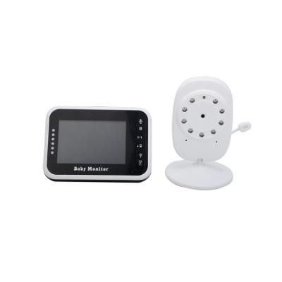 China PAN-TILT BM208 Baby Monitor Baby Monitor with Camera 3.5 Inch LCD IR Night Vision 2 Way Talk Temperature Sensor Lullabies Buzz Feeding Alarm for sale