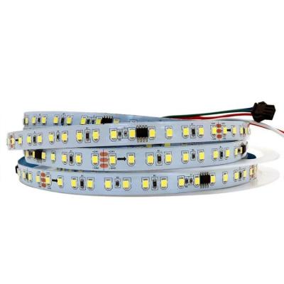 China Residential strip 120led 2835 monochrome led 12v&24v smart flowing effect chasing light running water led fashion flowing strip light for sale