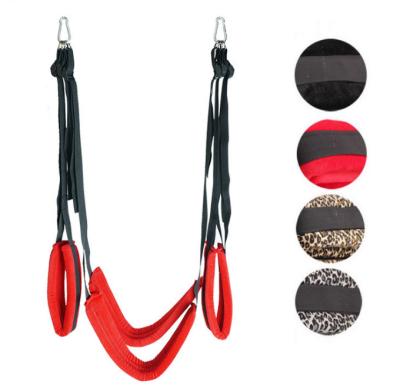 China Carmen Swing Couple Appeal Bundled Red Bondage Strap Leopard Print Straps Sexy Adult Bondage Products for sale