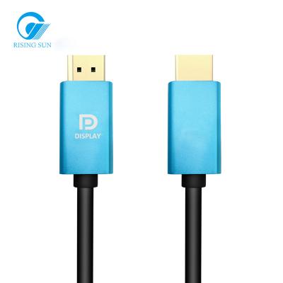 China Plug & Play RISING SUN New Style Gold Plated Displayport 1.4 Cable Male DP To Male DP for sale