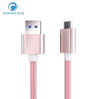 China copper & in the absence of oxygen; flexible & Hot Selling Patented Main Design HD Cables Fast Type C 3A Charger cabo phone usb cable to Nylon Braided Data Cable For Phone HDMI for sale