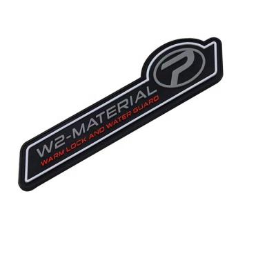 China 3D E-Xiu 3D Garment Shield Military Expedition Soft Vinyl Rubber PVC Plastic Patch for sale