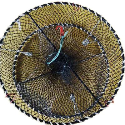 China Collapsible Collapsible Crab Trap Stainless Steel High Strength Fishing Cage for sale