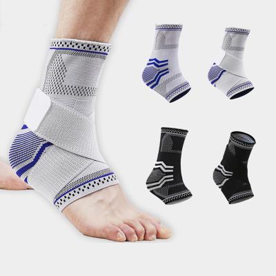 China Hot Sales Good Light Weight Amazon Design Double Pressure Sports Support Elastic Neoprene Ankle Brace / Ankle Strap Orthopedic Support for sale