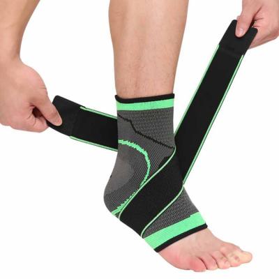 China Hot Sales Good Light Weight Amazon Design Double Pressure Sports Support Elastic Neoprene Ankle Brace / Ankle Strap Orthopedic Support for sale