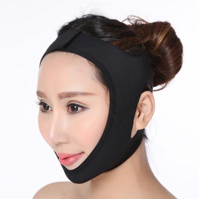 China Low Custom Logo Eco-friendly Face Lifting Belt MOQ Facial Beauty Compression Chin V Line Face Slimming Strap Belt For Thin Face for sale