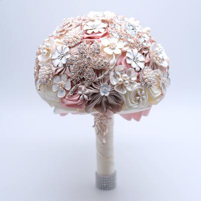 China Wedding Decoration Hot Sales Customized Artificial Hand Bridal Bouquet Wedding Bouquets Bridesmaid Flowers Fake Flowers for sale